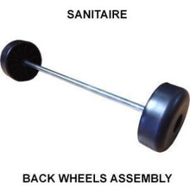 Sanitaire / Eureka Back Rubber Wheel Assembly 60161