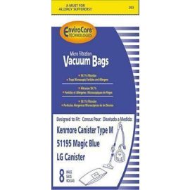 Kenmore Type M 51195 Magic Blue Replacement Vacuum Bags 203