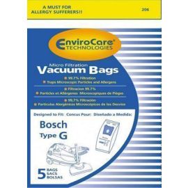 Bosch Type G Replacement Micro Filtration Bags 206