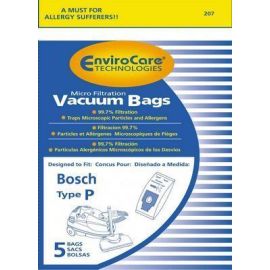 Bosch (Type P) Replacement Micro Filtration Vacuum Bags 207