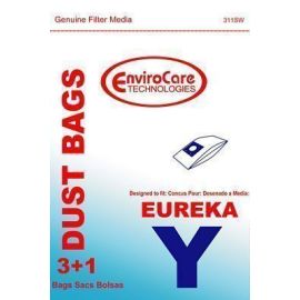 Eureka Type Y Replacement Micro-Lined Bags and Filter 311SW