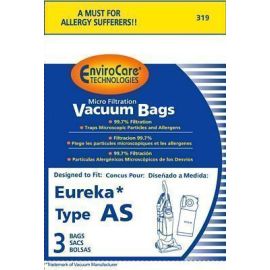 Eureka Type AS Replacement Micro Lined Bags 319