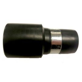 Central Vacuum Metal Banded Cuff For 1-3/8" Crushproof Hoses (Black)