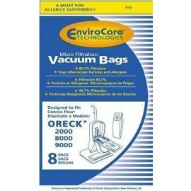 Oreck XL2000/XL8000/XL9000 Replacement Paper Filtration Bags 813