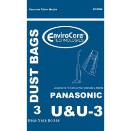 Panasonic Type U/U3 Replacement Standard Paper Bags 816SW
