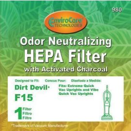 Dirt Devil Vibe Replacement F15 HEPA Filter 980
