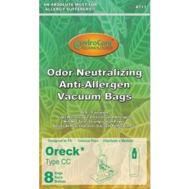 Oreck Type CC Allergen Filtration HEPA Type Cloth Bags A713