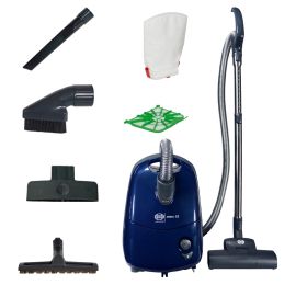 SEBO Airbelt E2 Turbo Canister Vacuum Blue (91620AM)