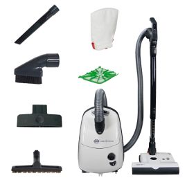SEBO Airbelt E3 Premium Canister Vacuum White (91641AM)