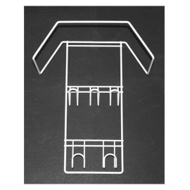 Wire Hose & Tool Storage White 