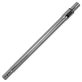 Central Vacuum Button-Lock Top/Friction-Fit Bottom Telescopic Chrome Wand