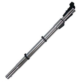 Central Vacuum Button-Lock Telescopic Chrome Wand with Cord Management