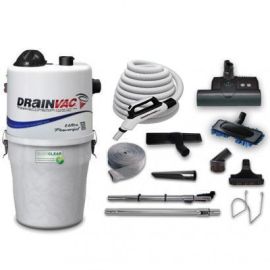 Drainvac Turbo Central Vacuum And ET-1 Combo Kit 