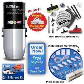 DuoVac Estate All In One Central Vacuum Package