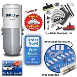 DuoVac Ultimate All In One Central Vacuum Package