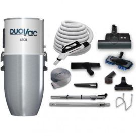 DuoVac Star Central Vacuum And ET-1 Combo Kit 