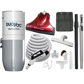 Duovac Distinction Central Vacuum & TurboCat Pro Combo Kit 