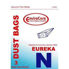 Eureka Type N Replacement Micro-Lined Bags 107SW