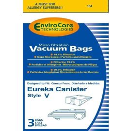 Eureka Type V Replacement Micro-lined Bags 154