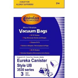 Eureka Type UB Replacement Micro-Lined Bags 314