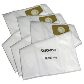 DuoVac Nuera Filtre-196-DV Allergy Friendly Cloth Bags