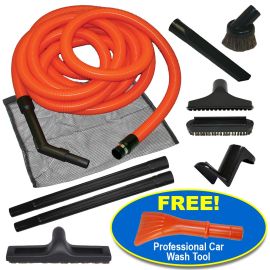 Ultra Deluxe Central Vacuum Car & Garage 50-Foot Kit