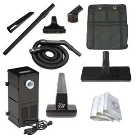 All In One Tiny Wonder RV Central Vacuum System and Cleaning Set 