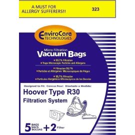Hoover Type R30 Replacement Micro Lined Bags & Filters 323