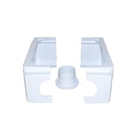 Hide A Hose Stand Alone Mounting Kit White HS300053