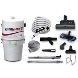 Drainvac Little Giant Central Vacuum and ET-1 Combo Kit 