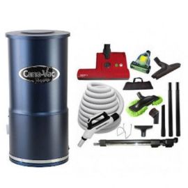 Cana-Vac LS-490 Central Vacuum and Estate Combo Kit 