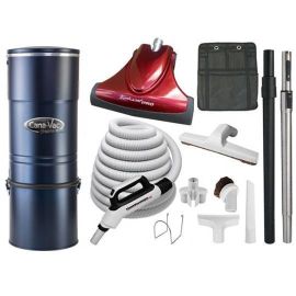 Cana-Vac XLS-990 Central Vacuum & TurboCat Pro Combo Kit 