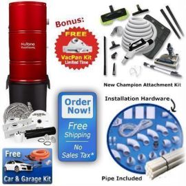 NuTone Complete (6-Inlet) Elite Central Vacuum Package