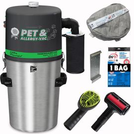 Drainvac Pet & Allergy Central Vacuum System 