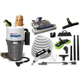 Drainvac Pet Vac Central Vacuum & Champion Combo Kit 