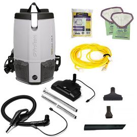 ProTeam ProVac FS6 Backpack Vacuum W/ Power Nozzle Kit 107461