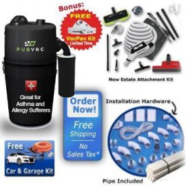 PurVac Estate All In One Central Vacuum Package