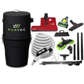 Purvac Piranha Central Vacuum And Estate Combo Kit 