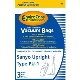 Sanyo Type SC-PU1 Replacement Micro Filtration Bags 160