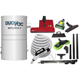 Duovac Simplici-T Central Vacuum And Estate Combo Kit 