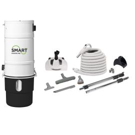 Smart SMP400 Central Vacuum & SMKIT4 Premium Combo Kit 