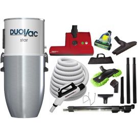 DuoVac Star Central Vacuum And Estate Combo Kit 