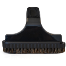 Central Vacuum Upholstery Tool with Slide-On Dusting Brush