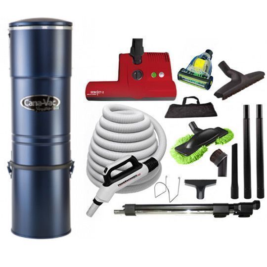 CanaVac LS590 Central Vacuum and Estate Combo Kit