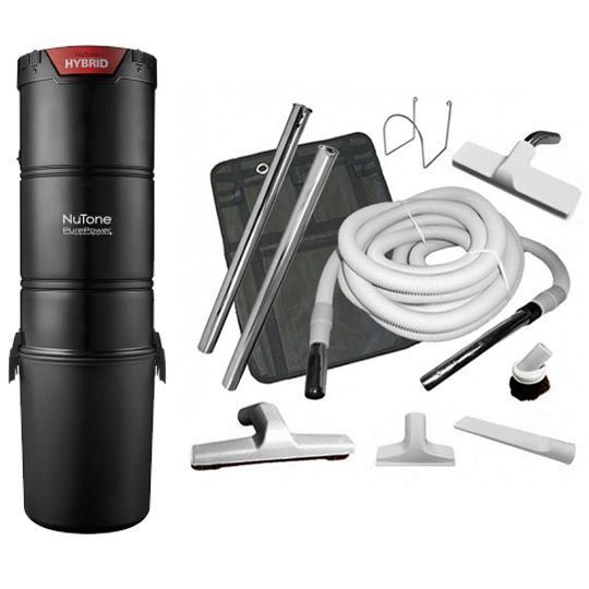 NuTone PP7001 Central Vacuum System and Bare Floor Combo Kit