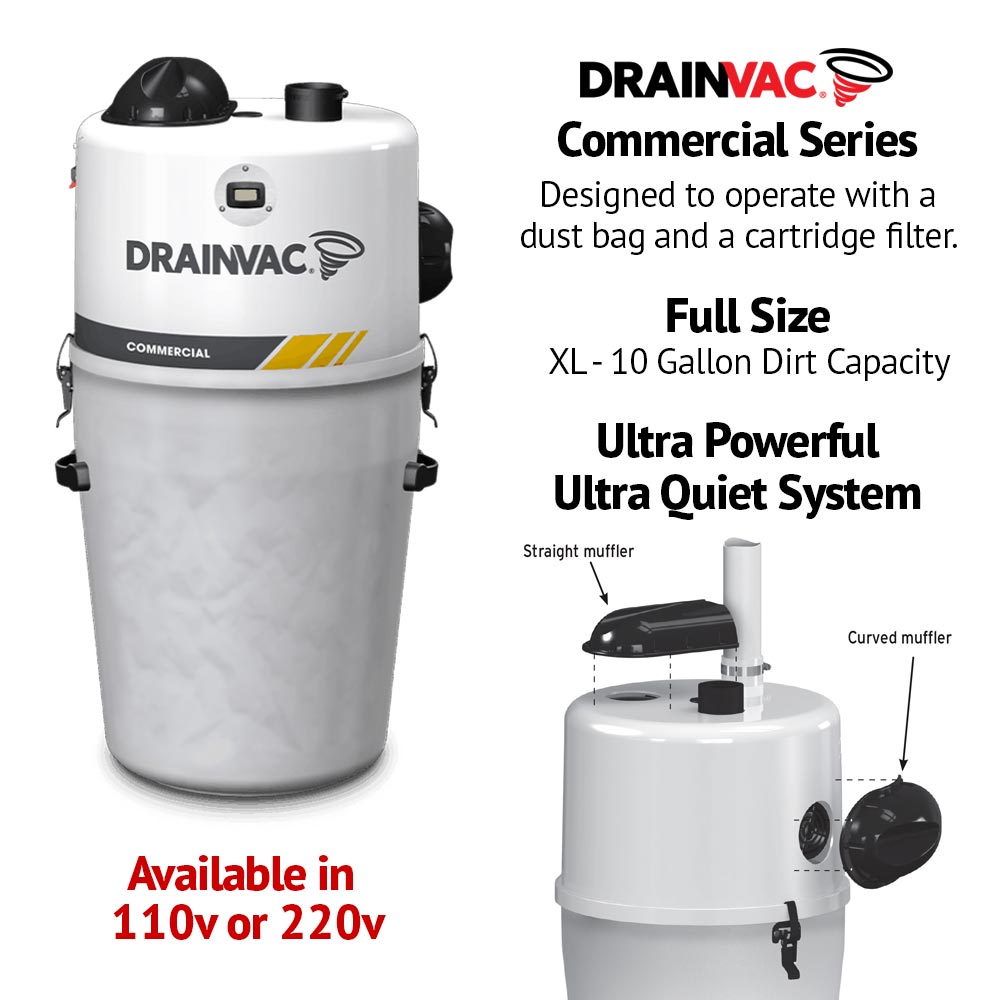 The Ultimate Hair Salon Vacuum by DrainVac Salon Vac Hair Salon