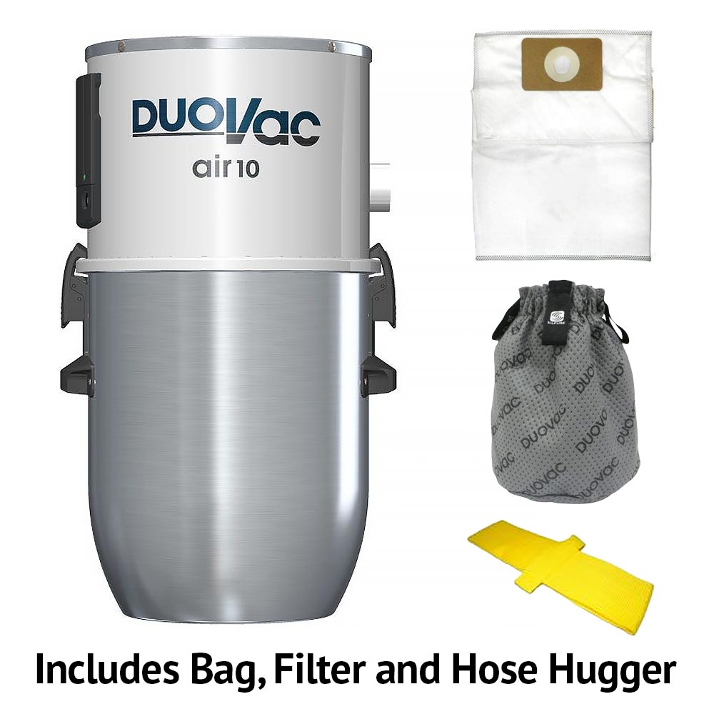 DuoVac Air 10 Central Vacuum And Bare Floor Combo 