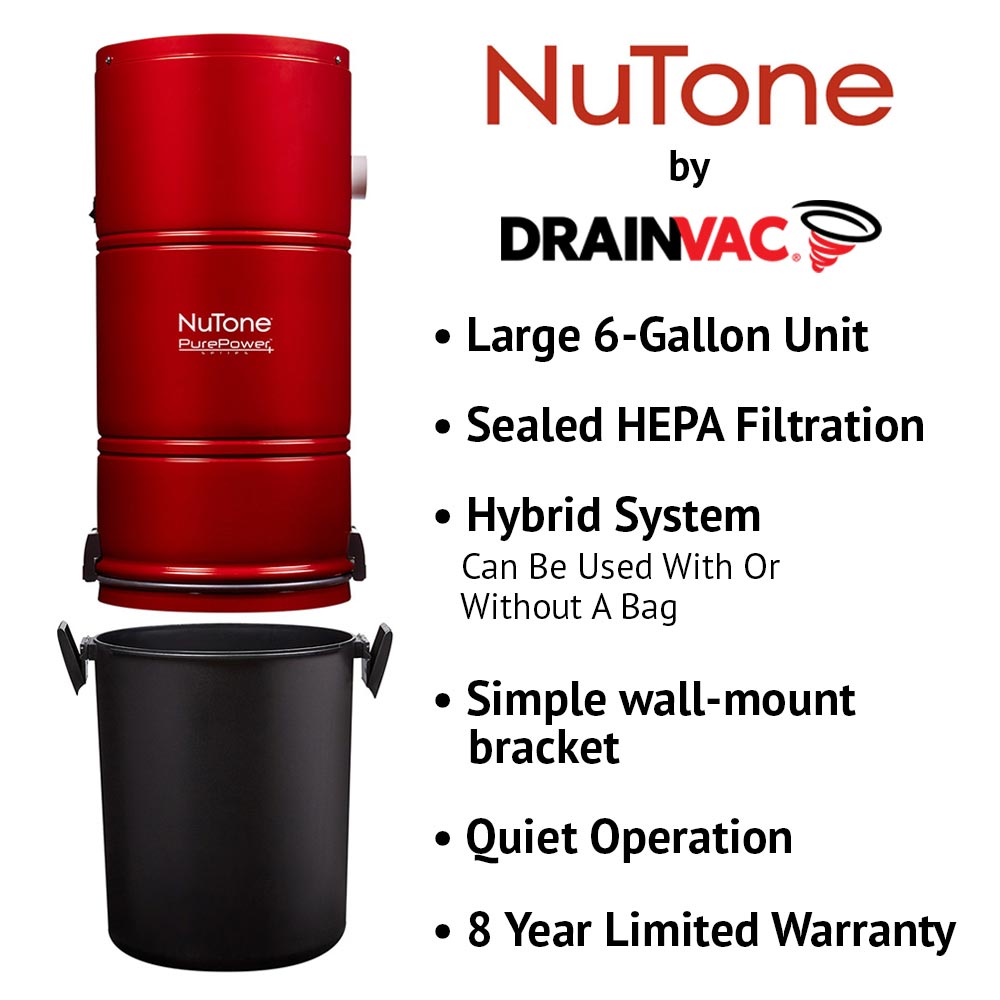 NuTone PP6501 Pure Power Central Vacuum System 