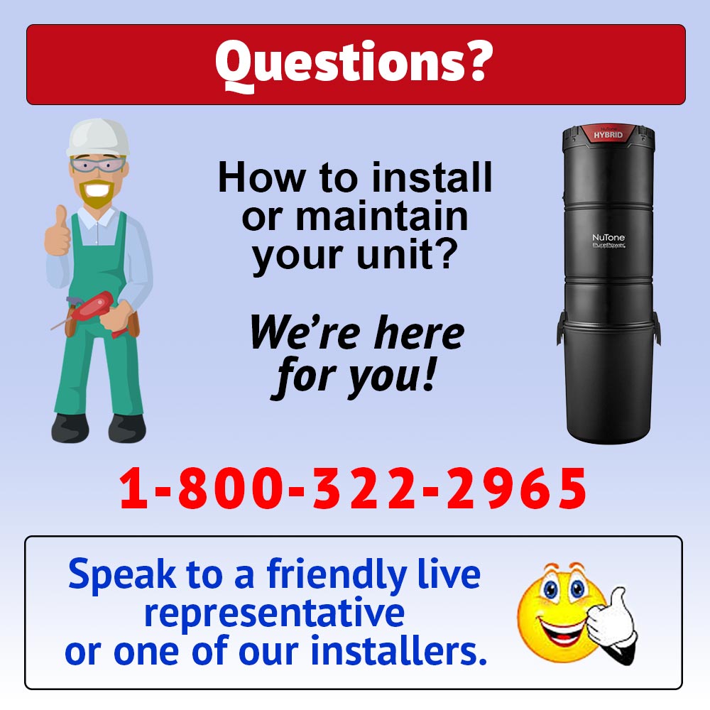 NuTone Central Vacuum Complete 7Inlet Installation Kit (w/ Pipe)