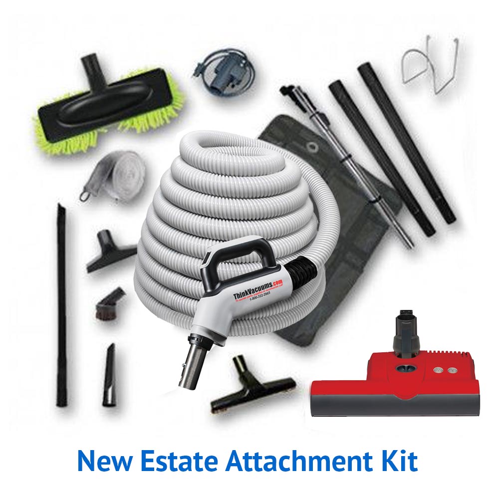 PurVac Estate Central Vacuum Package (12 Inlet Kit) w/ Lifetime Warranty